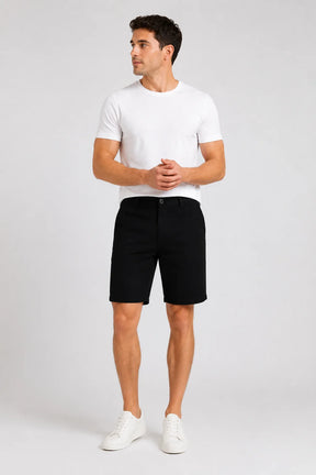 Bermuda Jeans Elastano Azul Escuro