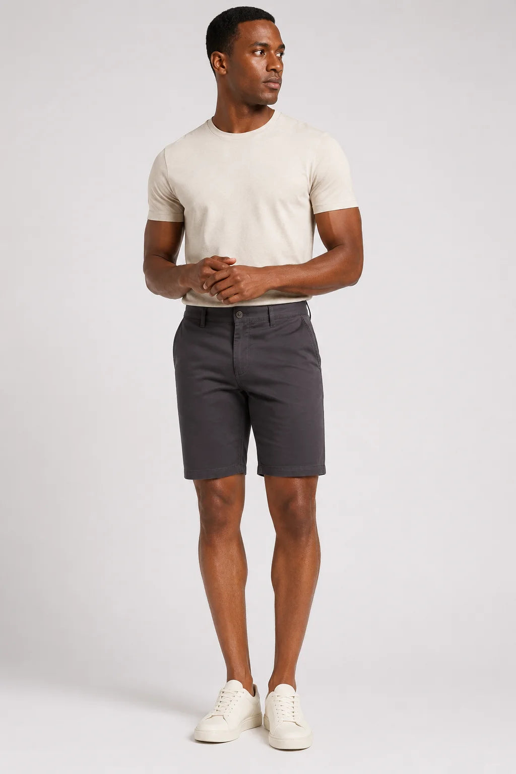Bermuda Sarja Alfaiataria Slim com Elastano