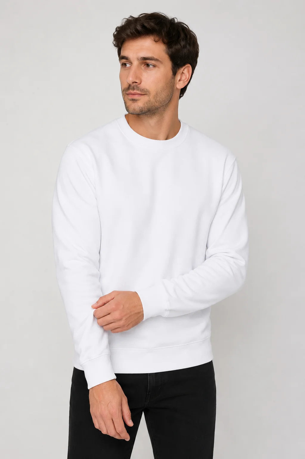 Blusa Moletom Flanelado Bege