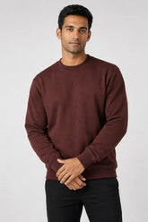Blusa de Moletom Flanelado Gola Redonda
