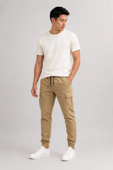 Calça Cargo Jogger Cáqui