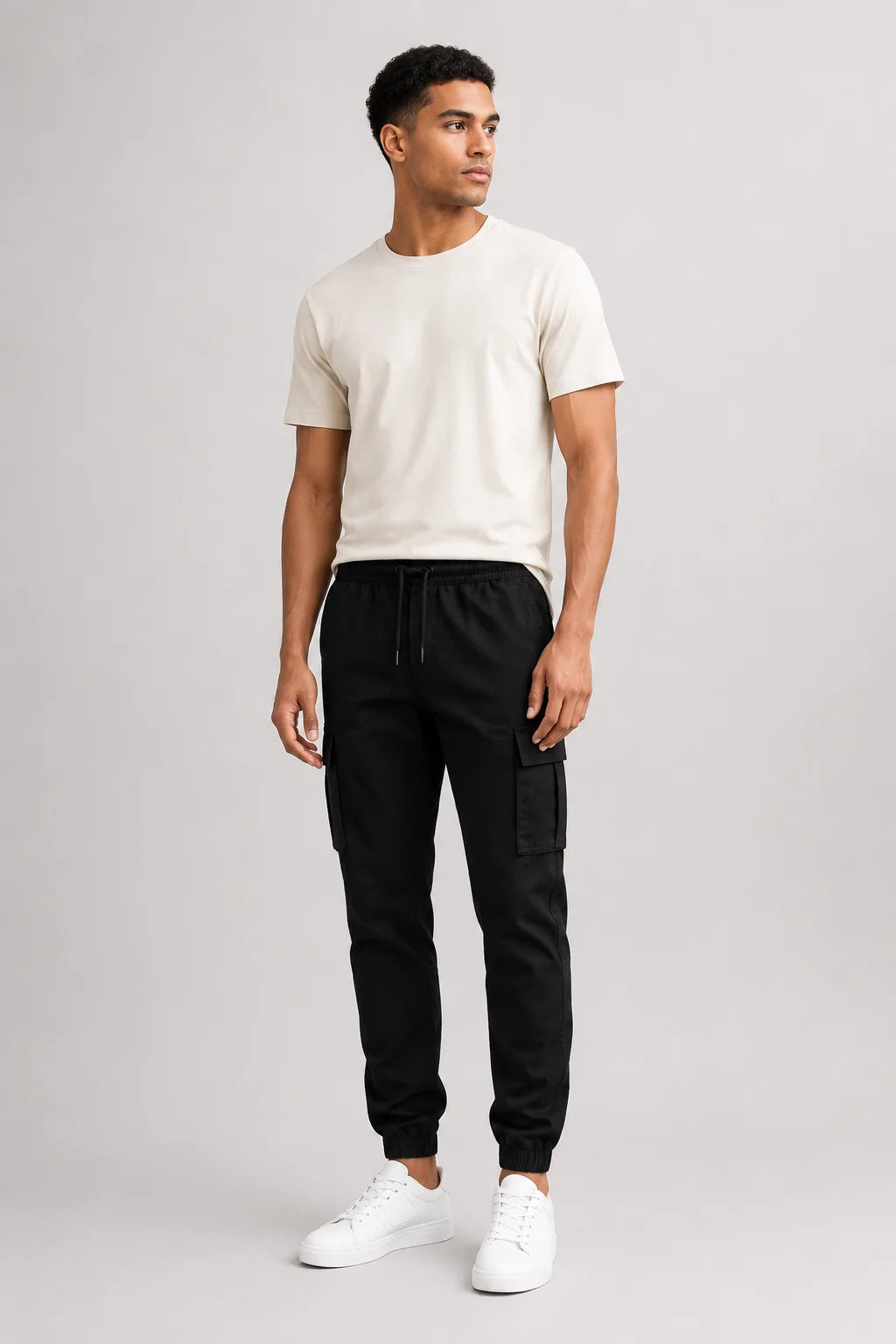 Calça Cargo Jogger Cáqui