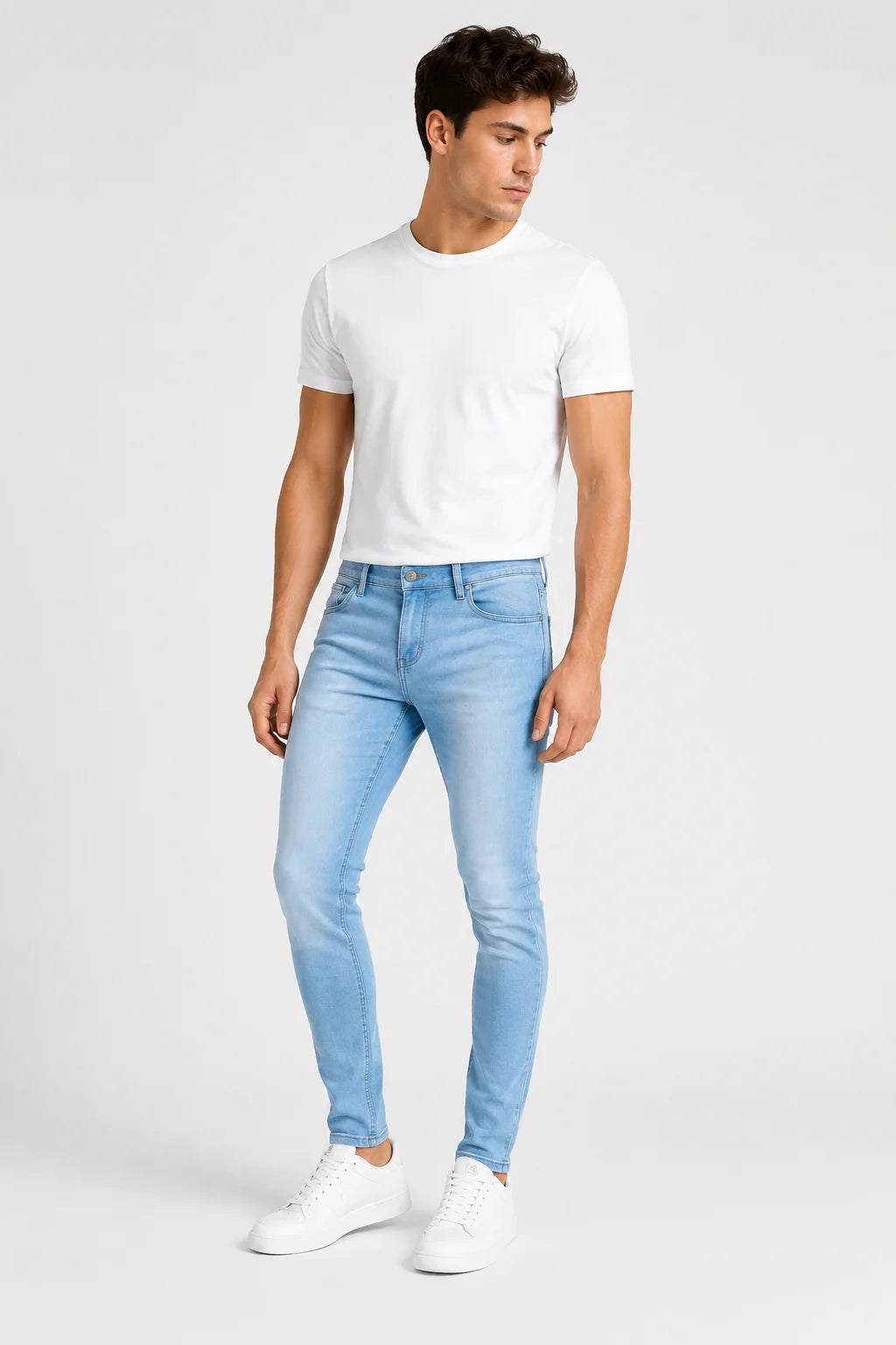 Calça Jeans Skinny Azul Escuro