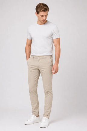 Calça Sarja Slim Caramelo
