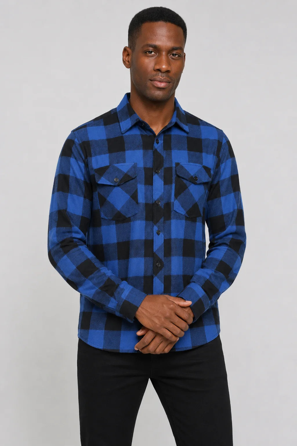 Camisa Flanela Xadrez Verde Petróleo