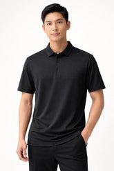 Camisa Polo Malha Gelada Preto