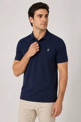 Camisa Polo Piquet Algodão Manga Curta