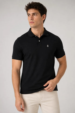Camisa Polo Piquet Algodão Manga Curta
