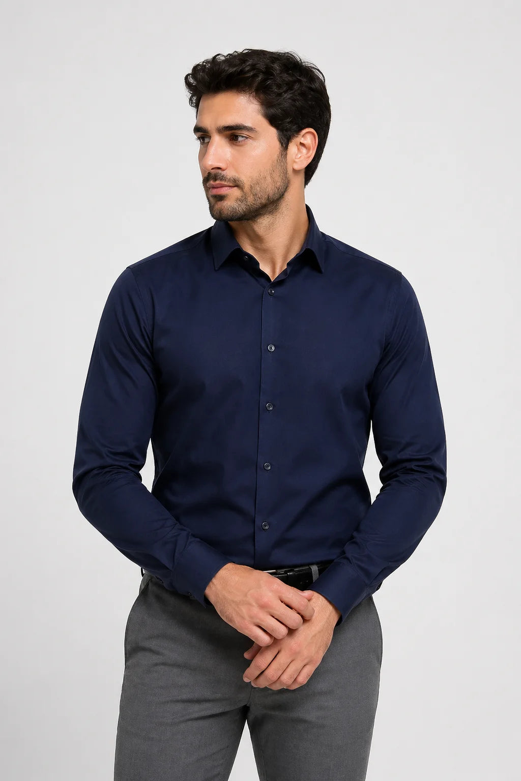 Camisa Social Elastano Slim