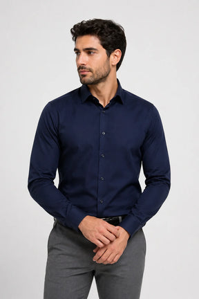 Camisa Social Elastano Slim