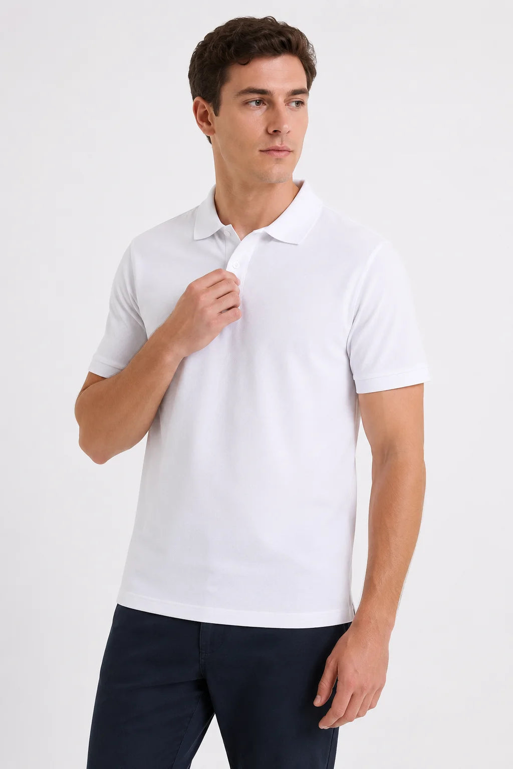 Camisa Polo Piquet Lisa Preto