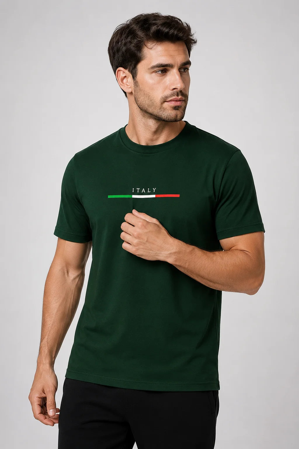 Camiseta Algodão Italy Verde