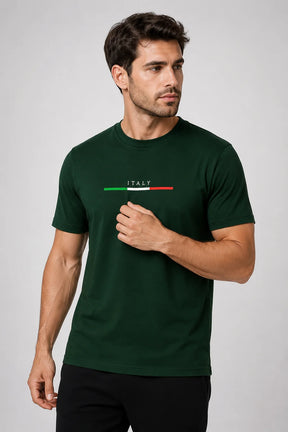 Camiseta Algodão Italy Verde