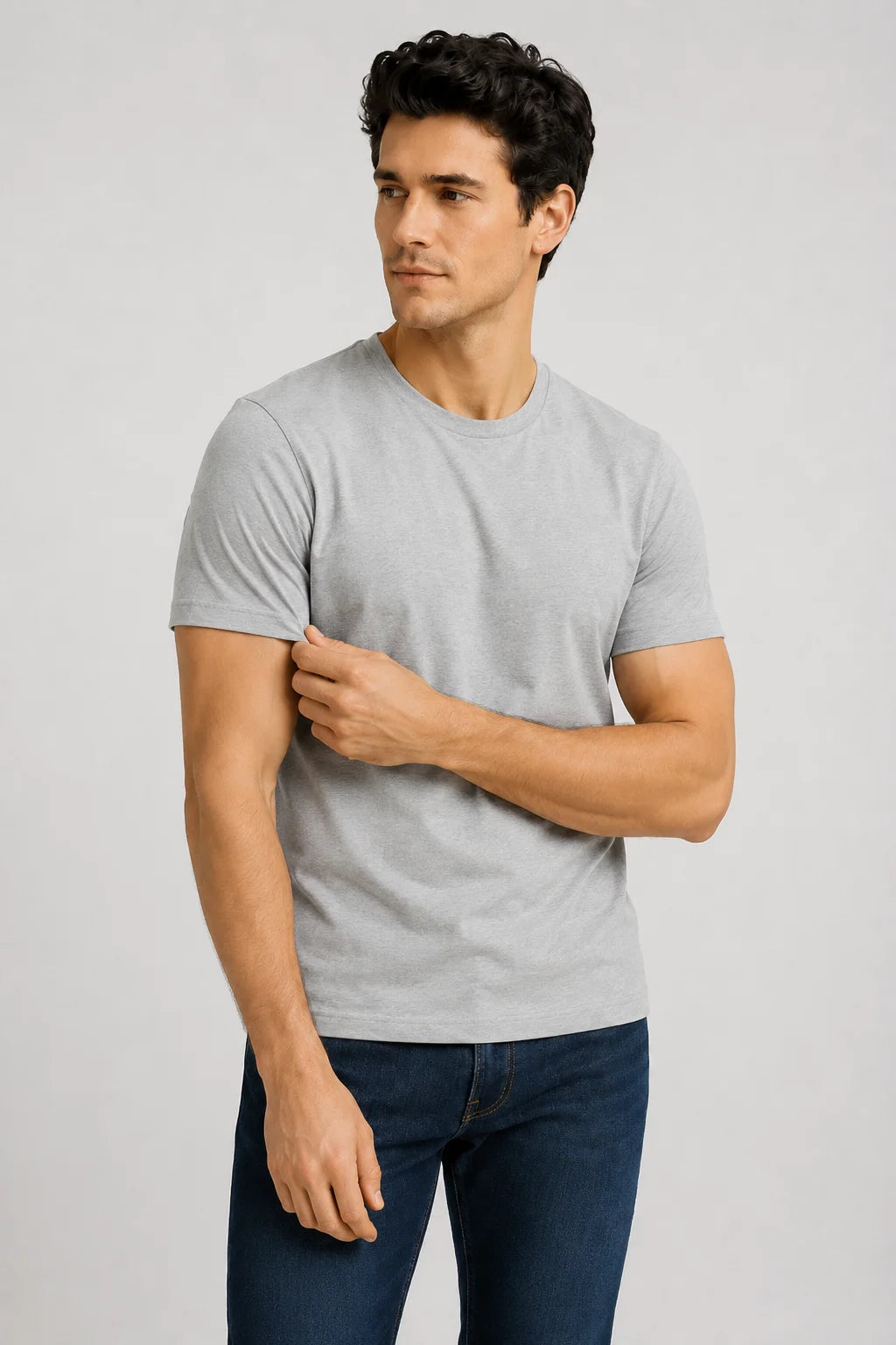 Camiseta Algodão Lisa Branco